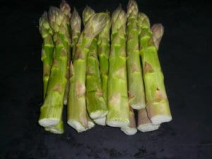new season, fat asparagus spears - delicious!