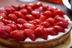 picture of a strawberry tart