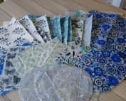 Selection of bees wax wraps in different sizes