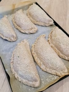 An image of pasties ready to bake