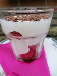 An image of raspberry maple mascarpone dessert