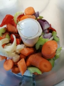 an image of vegetables ready to blitz in a food processor