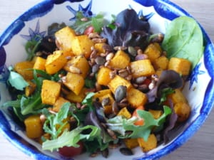 an image of a roast squash salad