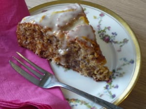 an image of butternut, pecan & cardamom cake