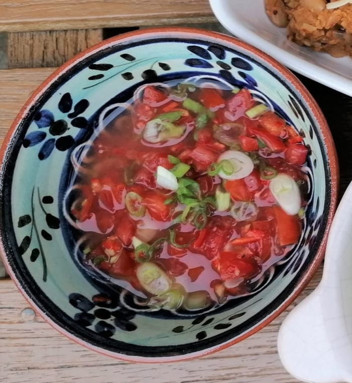 A bowl of Pico do Gallo